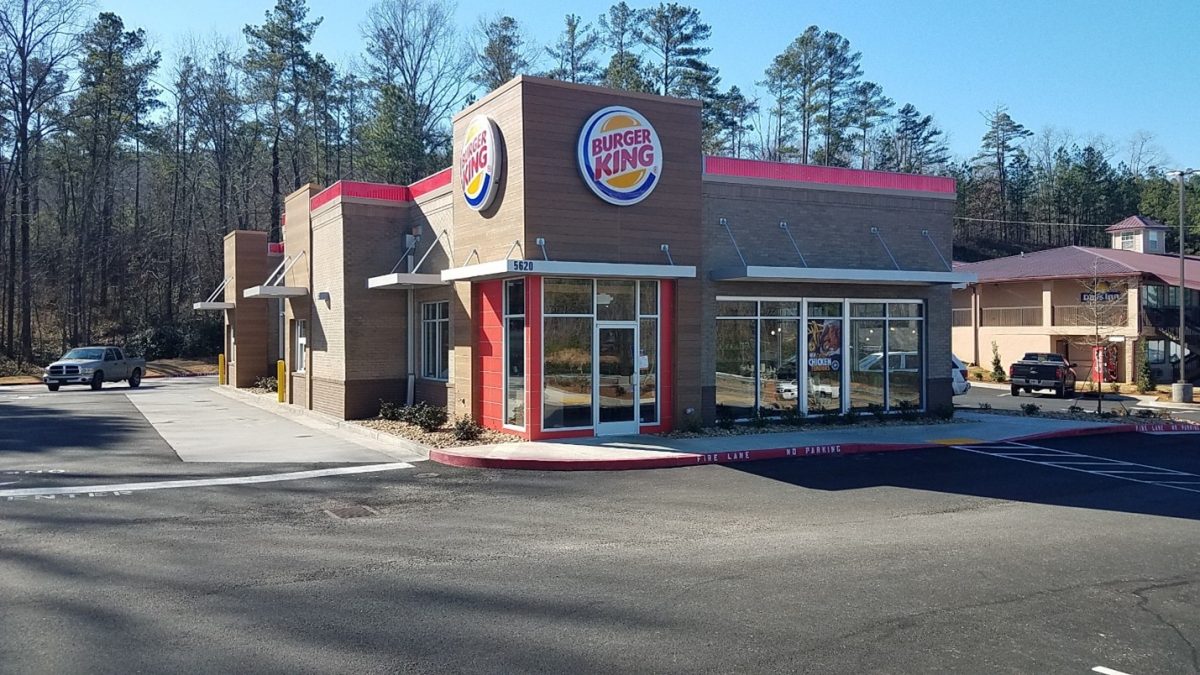An outdoor view of a Burger King